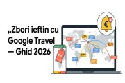 Google Travel în 2026 — ghid complet pentru zboruri ieftine, hoteluri și case de vacanță